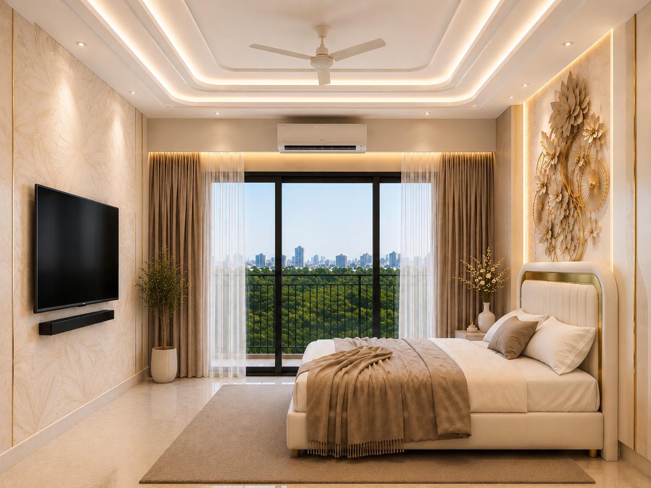 Contemporary residence interior view 3