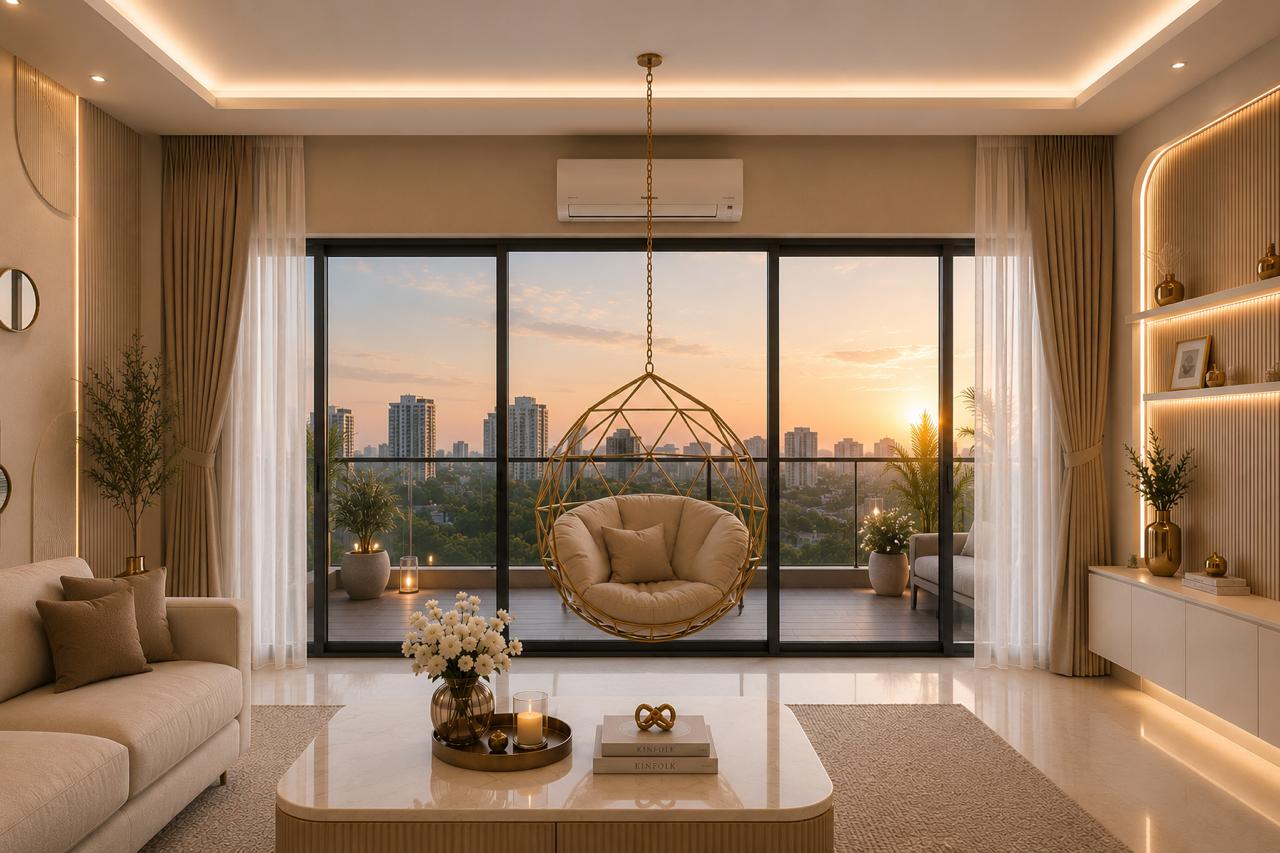 Contemporary residence interior view 2